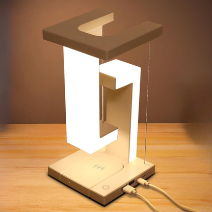 Lampe de chevet avec chargeur à induction intégré