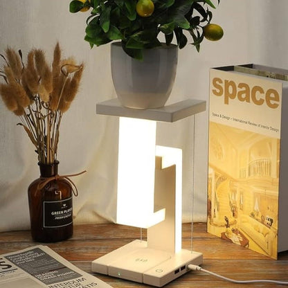 Lampe de chevet avec chargeur à induction intégré