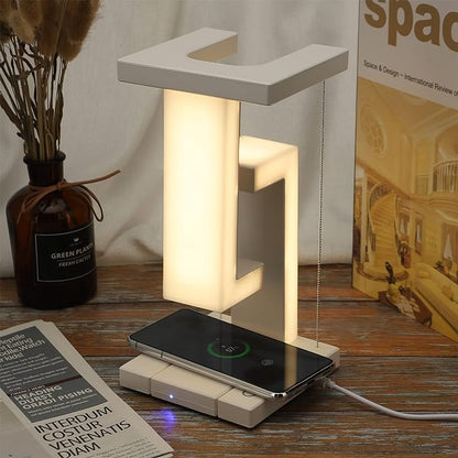 Lampe de chevet avec chargeur à induction intégré