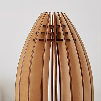 Lampe de Chevet Fusée en Bois pour Enfant