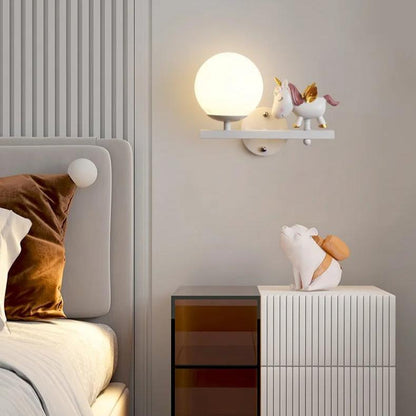 Lampe de chevet licorne pour chambre d'enfant