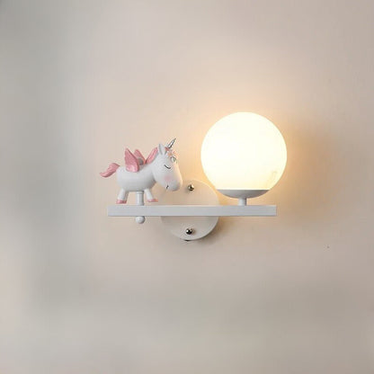 Lampe de chevet licorne pour chambre d'enfant