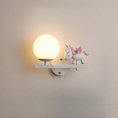 Lampe de chevet licorne pour chambre d'enfant