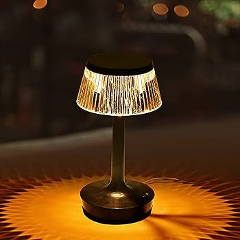 Lampe de Chevet Cristal Tactile Rechargeable Sans Fil