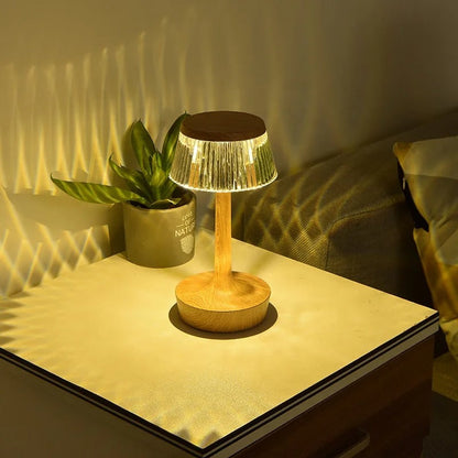 Lampe de Chevet Cristal Tactile Rechargeable Sans Fil