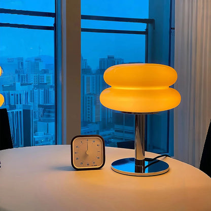 Lampe de Chevet Design en Verre et Métal – Plusieurs Coloris