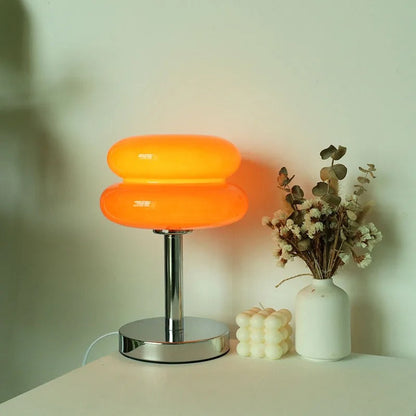 Lampe de Chevet Design en Verre et Métal – Plusieurs Coloris