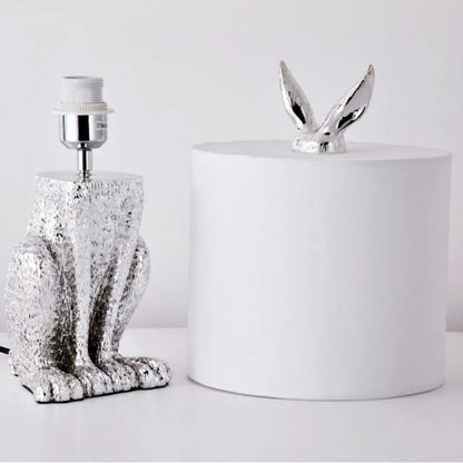 Lampe de Chevet Animaux Dorée, Argentée, Noire ou Blanche