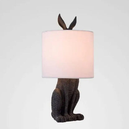 Lampe de Chevet Animaux Dorée, Argentée, Noire ou Blanche
