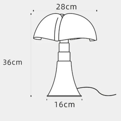 Lampe de Chevet Art Déco Tactile avec Ampoule Incluse