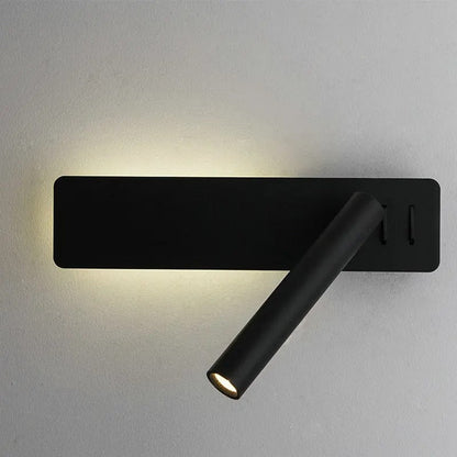 Lampe de Chevet avec Liseuse en Métal – Bras Ajustable