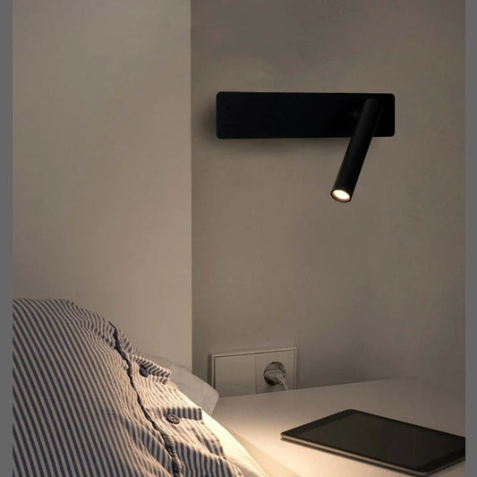 Lampe de Chevet avec Liseuse en Métal – Bras Ajustable