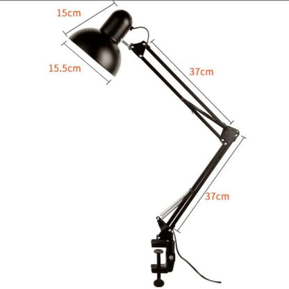 Lampe de chevet à pince avec bras articulé