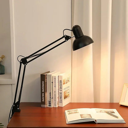 Lampe de chevet à pince avec bras articulé