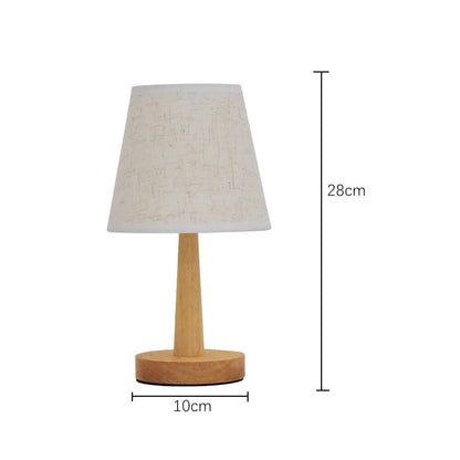 Lampe de chevet en bambou et tissu – Style naturel