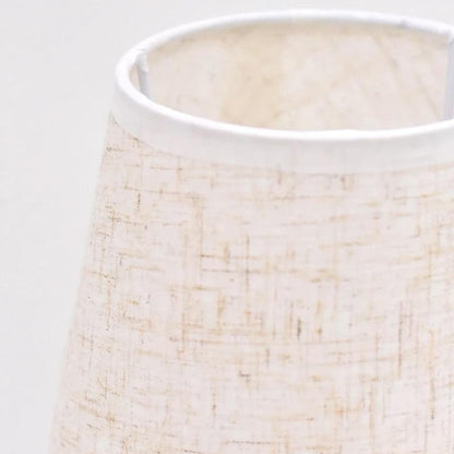 Lampe de chevet en bambou et tissu – Style naturel