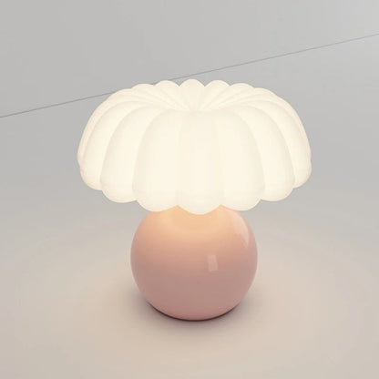 Lampe de Chevet Minimaliste – Pied Blanc ou Rose
