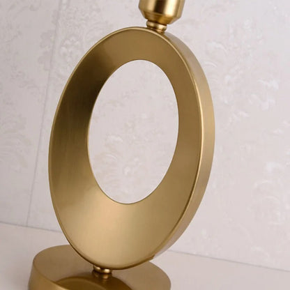Lampe de Chevet Blanc et Doré – Design Élégant
