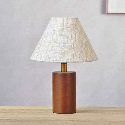 Lampe de Chevet Bois et Blanc – Design Naturel et Épuré
