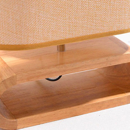 Lampe de Chevet en Bois – Design Scandinave Naturel