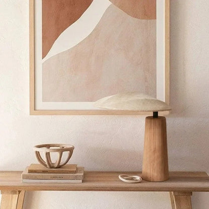 Lampe de Chevet en Bois Style Scandinave