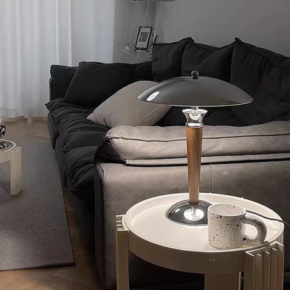 Lampe de Chevet en Bois et Métal – Design Naturel