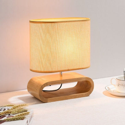 Lampe de Chevet en Bois – Design Scandinave Naturel
