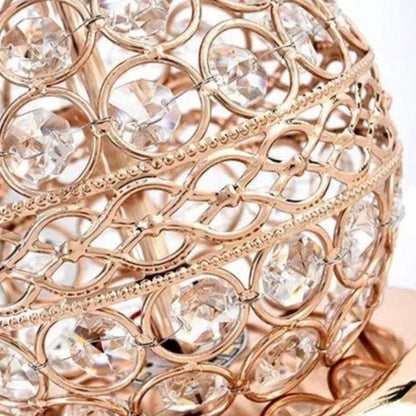 Lampe de Chevet Cristal Dorée – Style et Élégance