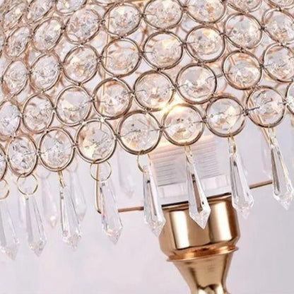 Lampe de Chevet Cristal Dorée – Style et Élégance
