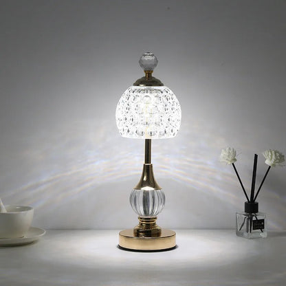 Lampe de Chevet Cristal Sans Fil Rechargeable