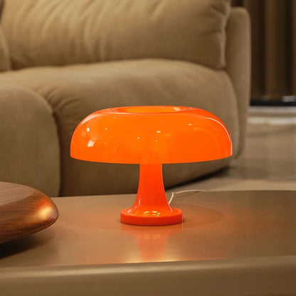 Lampe de Chevet Champignon en PVC – Orange ou Blanc