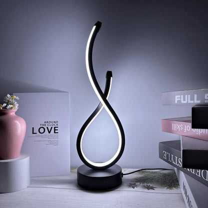 Lampe de Chevet LED Design en Métal – Hauteur 33 cm