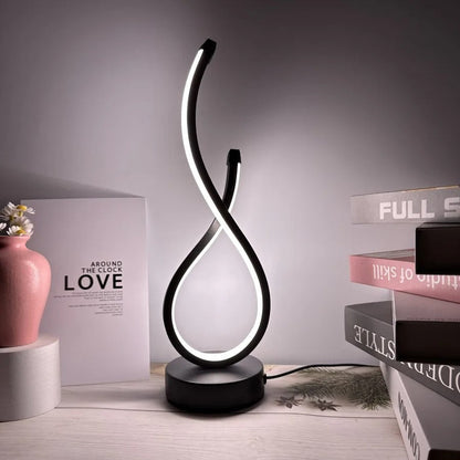 Lampe de Chevet LED Design en Métal – Hauteur 33 cm