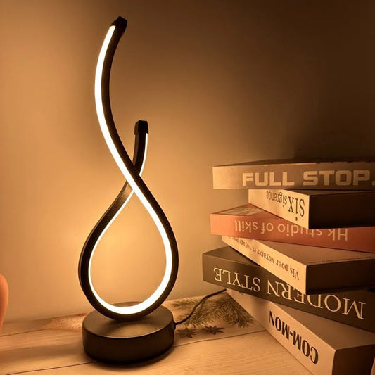 Lampe de Chevet LED Design en Métal – Hauteur 33 cm