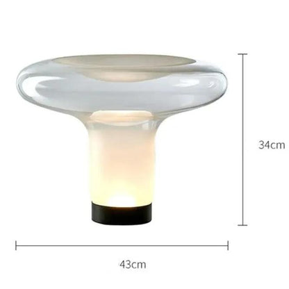 Lampe de Chevet Design Nordique en Verre