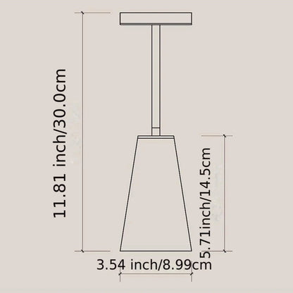 Lampe de Chevet Sans Fil Tactile en Métal