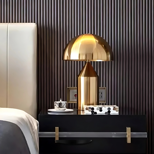 Lampe de Chevet Dorée Design – Élégance Moderne