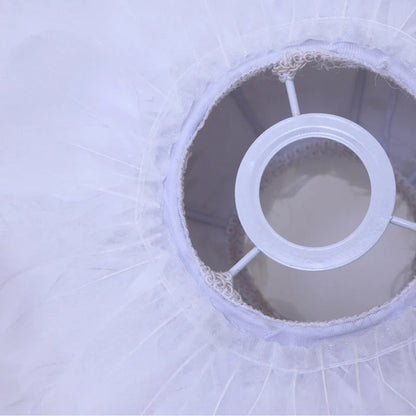 Lampe de Chevet à Plumes – Ambiance Douce et Élégante