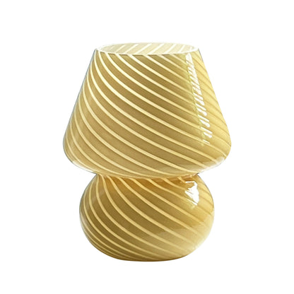 Lampe de Chevet en Verre Artisanal – 3 Niveaux de Lumière