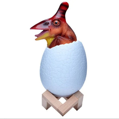 Lampe de Chevet Dinosaure pour Enfant – LED Tactile