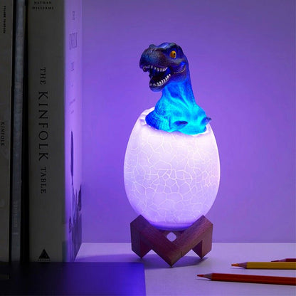 Lampe de Chevet Dinosaure pour Enfant – LED Tactile