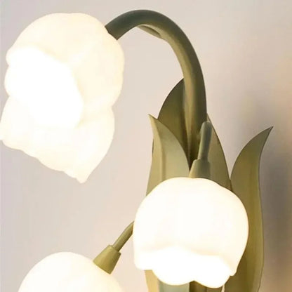 Lampe de Chevet Fleur à Interrupteur Magnétique