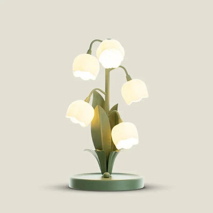 Lampe de Chevet Fleur à Interrupteur Magnétique