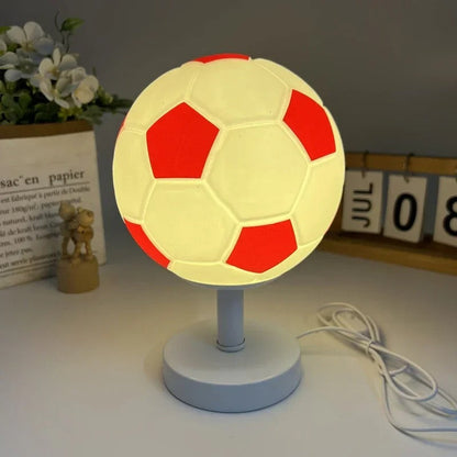 Lampe de Chevet en Forme de Ballon de Football