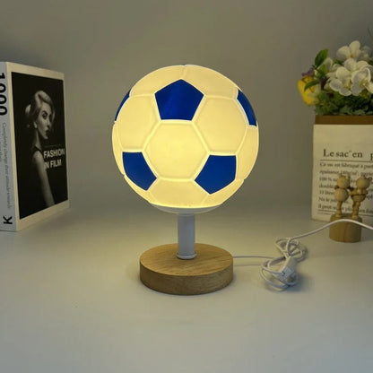 Lampe de Chevet en Forme de Ballon de Football