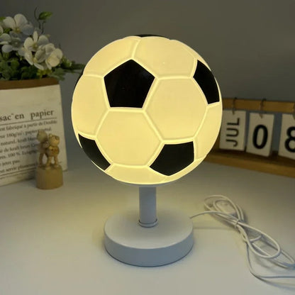 Lampe de Chevet en Forme de Ballon de Football