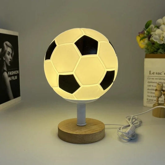 Lampe de Chevet en Forme de Ballon de Football
