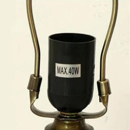 Lampe de Chevet Style Tiffany Industriel – Vitrail et Métal