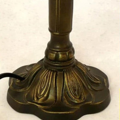 Lampe de Chevet Style Tiffany Industriel – Vitrail et Métal