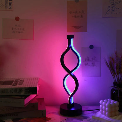 Lampe de Chevet LED Design en Acrylique et Métal